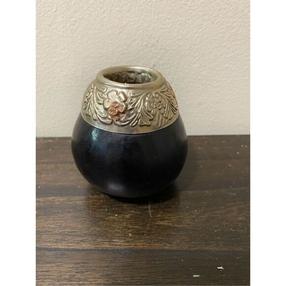 Vintage Yerba mate gourde cup - Picture 3 of 4